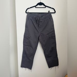 Gray cargo men’s pants